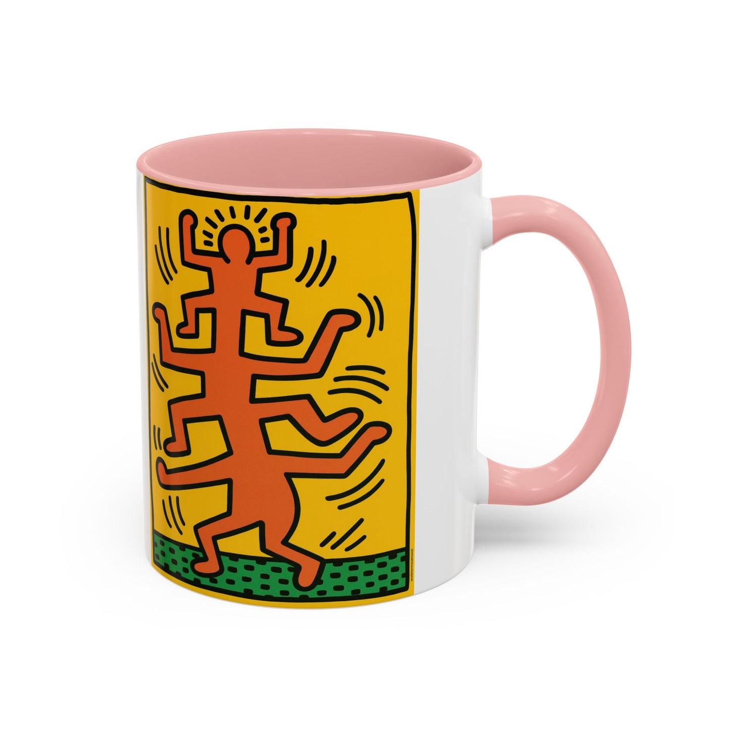 Keith Haring Plate No. 1 (from the Growing suite) Orange Mug