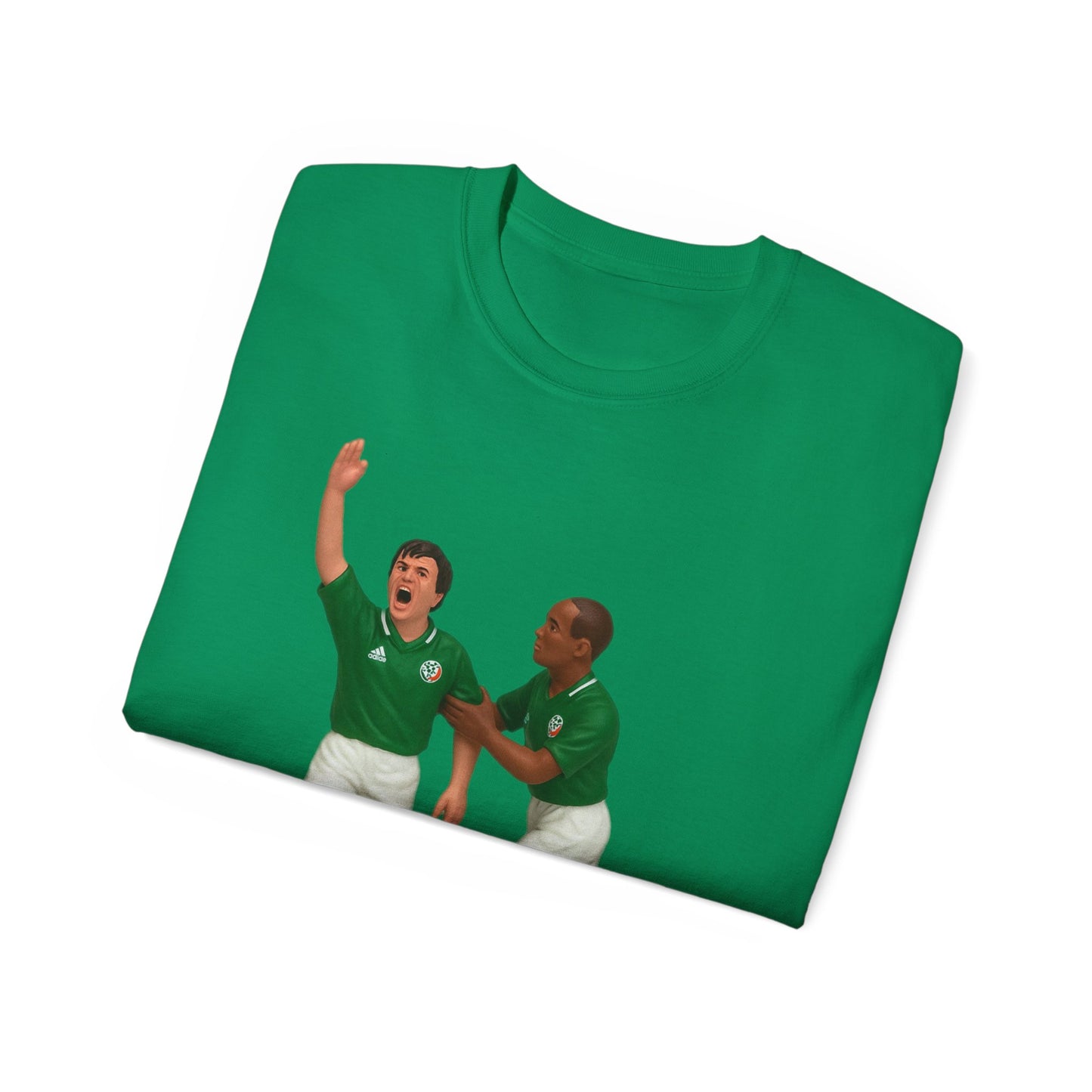 Ray Houghton And Terry Phelan Subbuteo T-Shirt - Ireland
