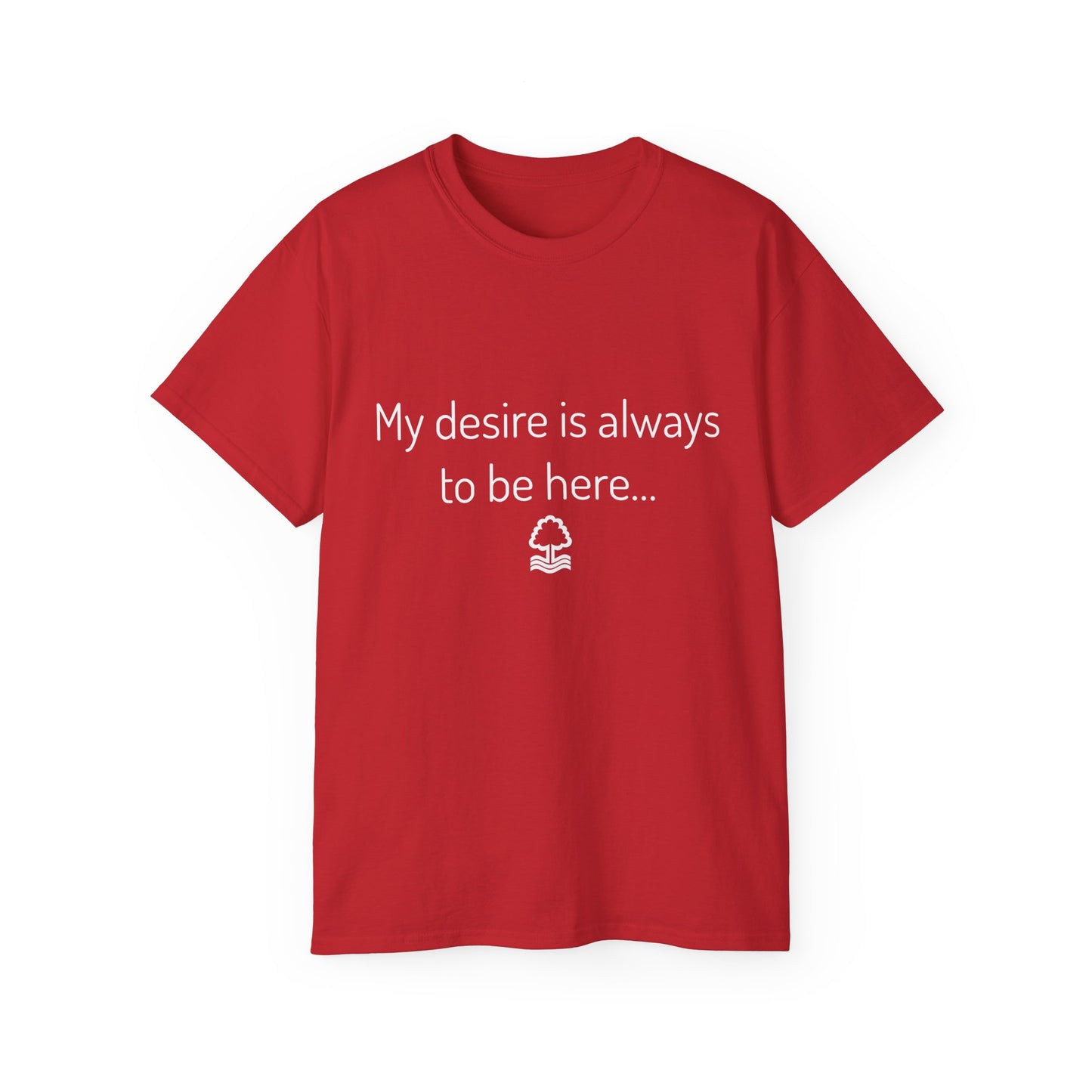 My Desire Is Always to Be Here Nottingham Forest T-Shirt