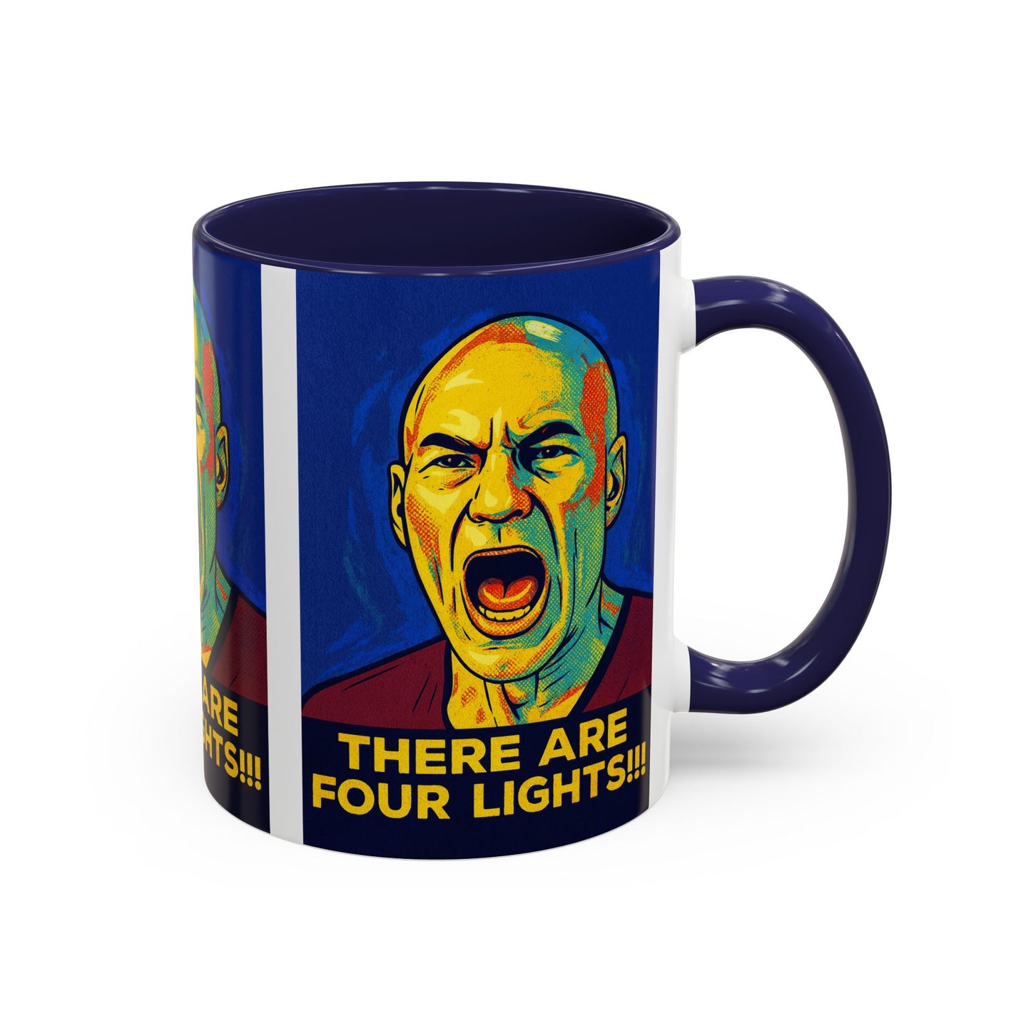 Star Trek Captain Picard Four Lights Mug