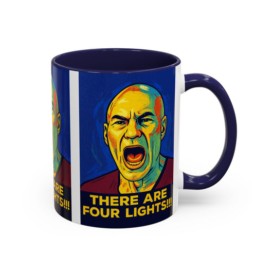 Star Trek Captain Picard Four Lights Mug