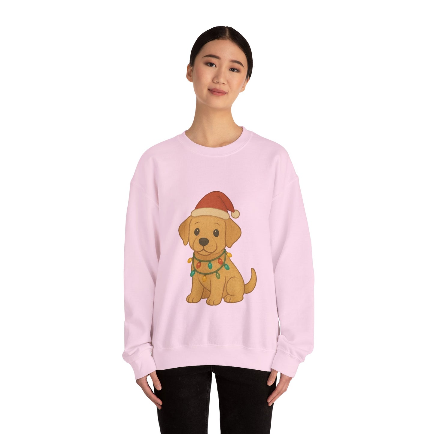 Cute Christmas Labrador Puppy Sweatshirt