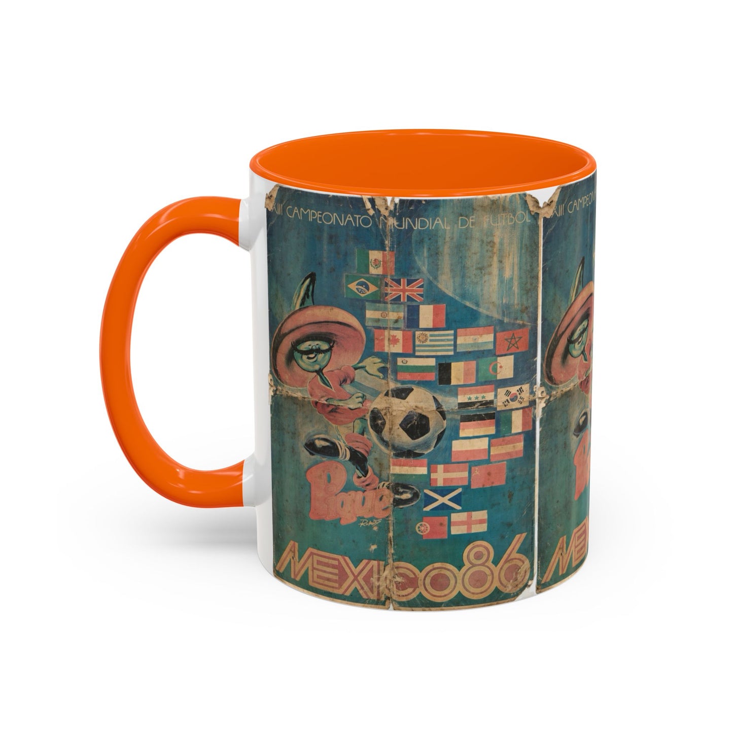 Mexico 86 Poster Pique Kick Coffee Mug (11, 15oz)