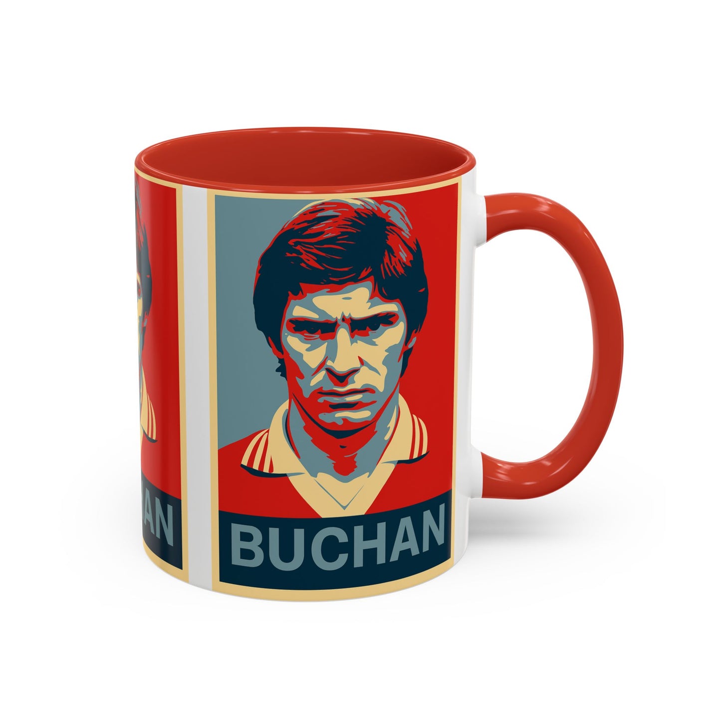 Martin Buchan Hope Poster Mug - Manchester United