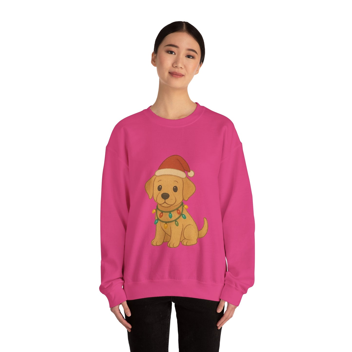 Cute Christmas Labrador Puppy Sweatshirt