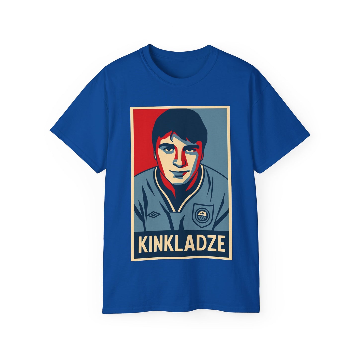 Georgi Kinkladze Hope Poster T-Shirt - Manchester City