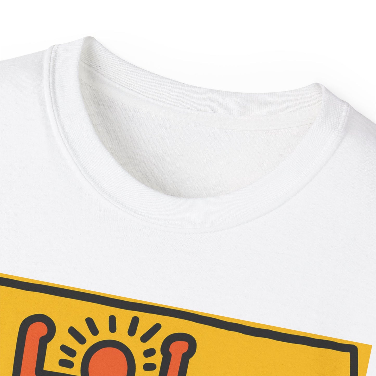 Keith Haring Plate No. 1 (from the Growing suite) Orange T-Shirt