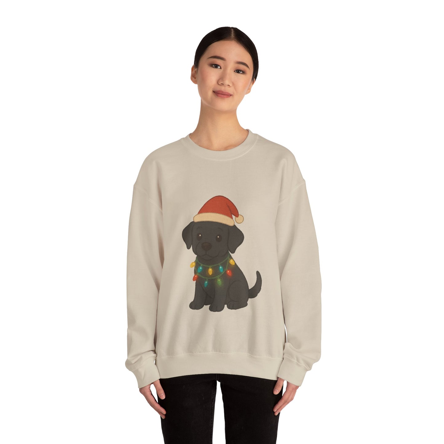 Christmas Black Labrador Jumper