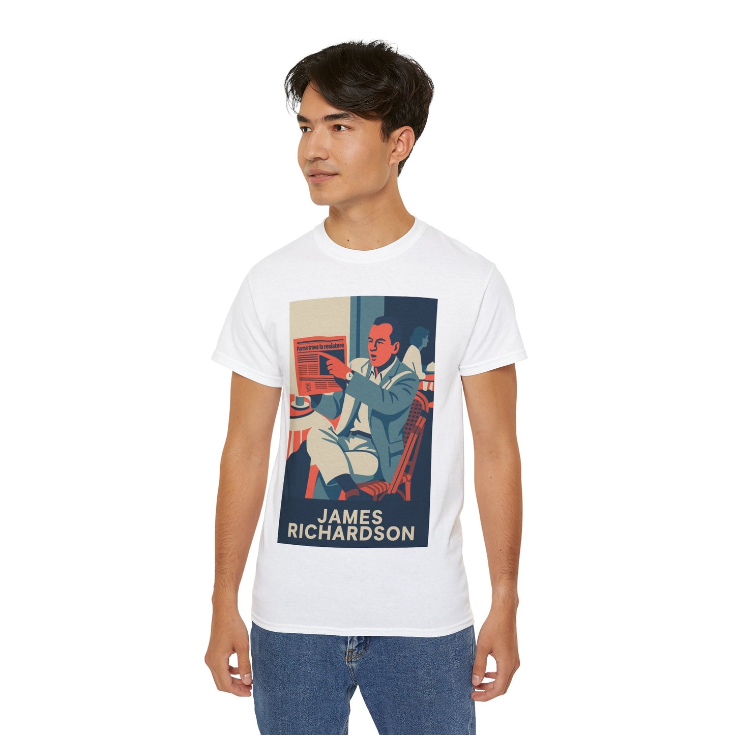 James Richardson Football Italia Channel 4 T-Shirt