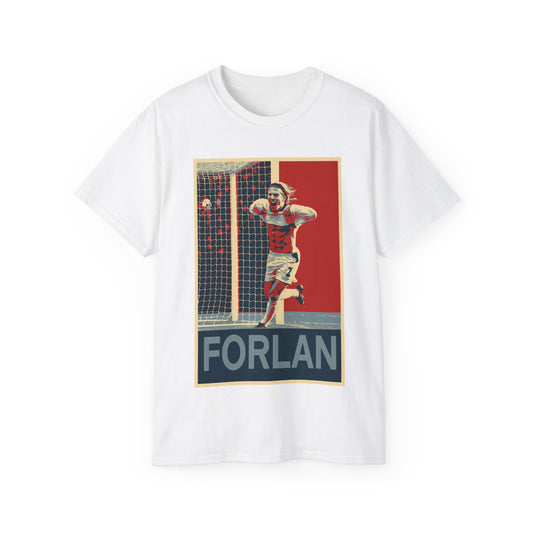 Diego Forlan Liverpool Goal Celebration T-Shirt - Manchester United