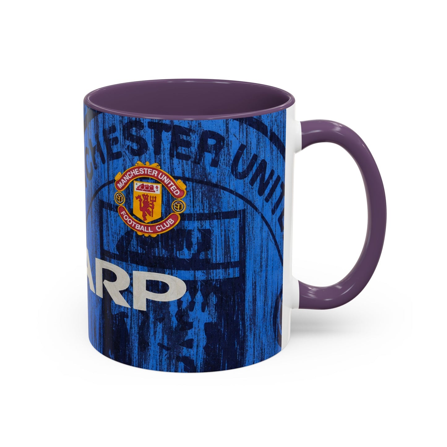 Manchester United 1992-93 Away Shirt Accent Coffee Mug (11, 15oz)