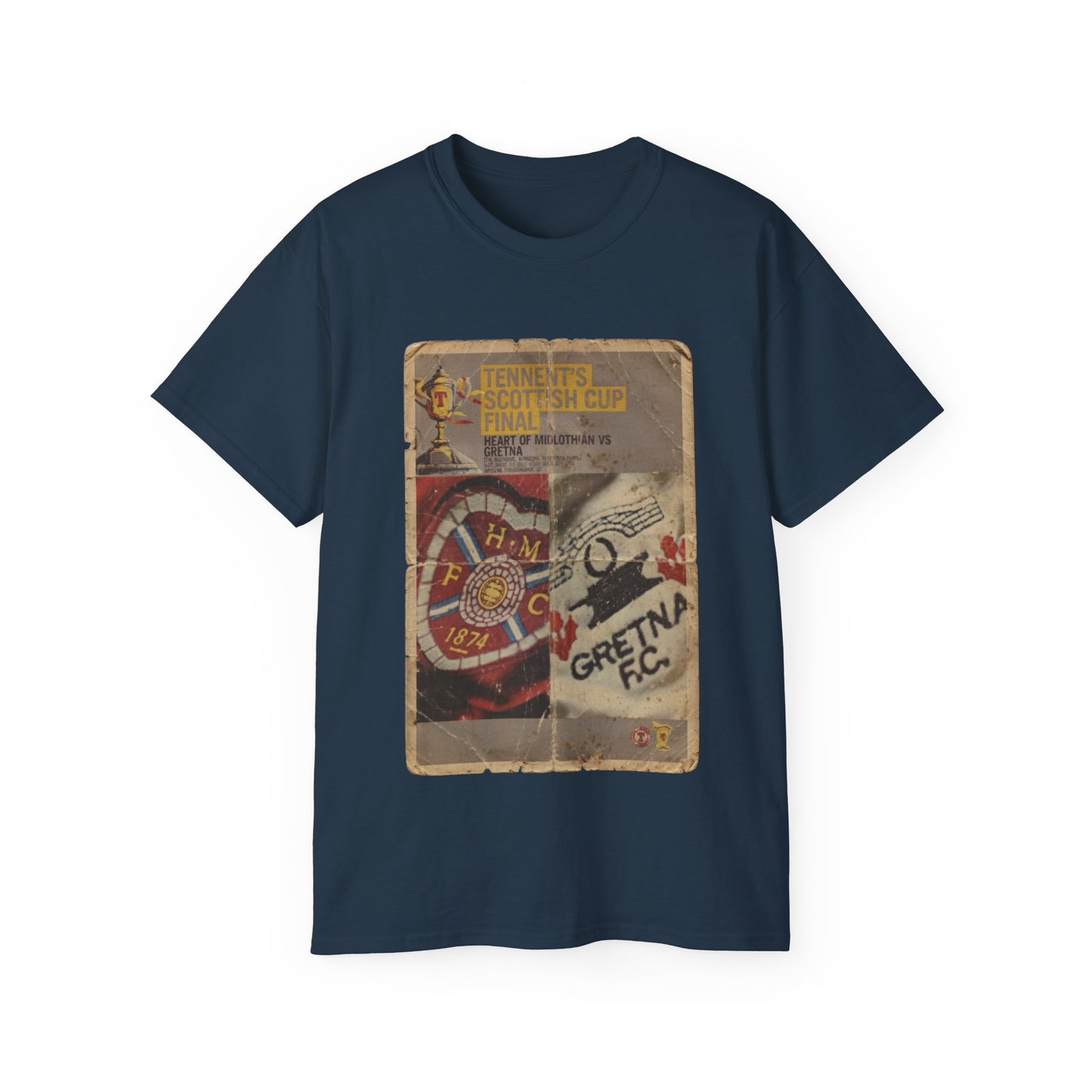 2006 Scottish Challenge Cup Final Hearts Gretna Unisex Ultra Cotton Tee