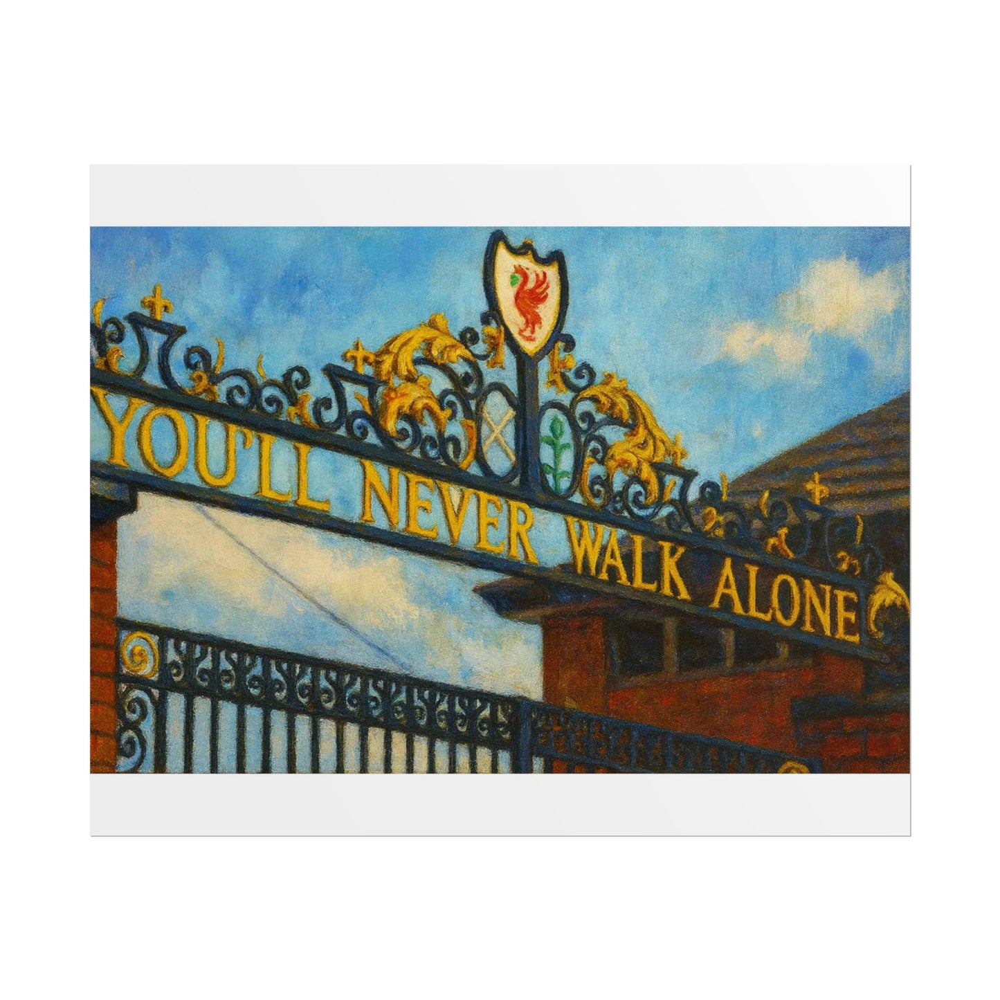 Liverpool FC Shankly Gates Art Poster
