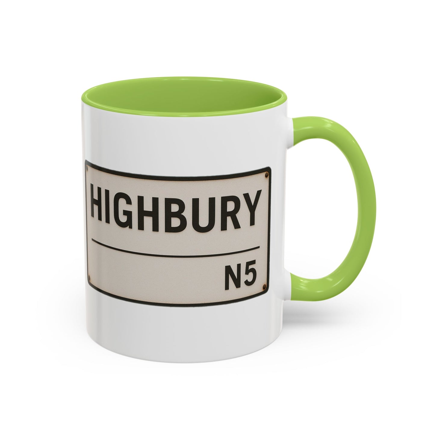 Highbury Arsenal Road Sign Mug