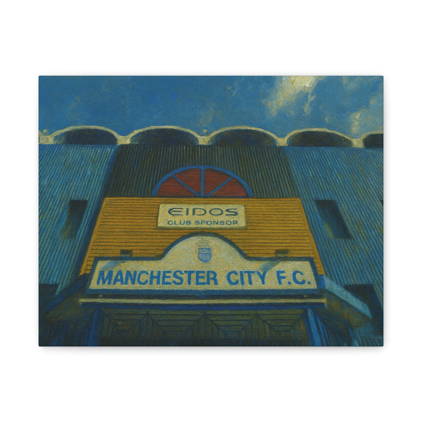 Manchester City F.C. Maine Road Matte Canvas Wall Art