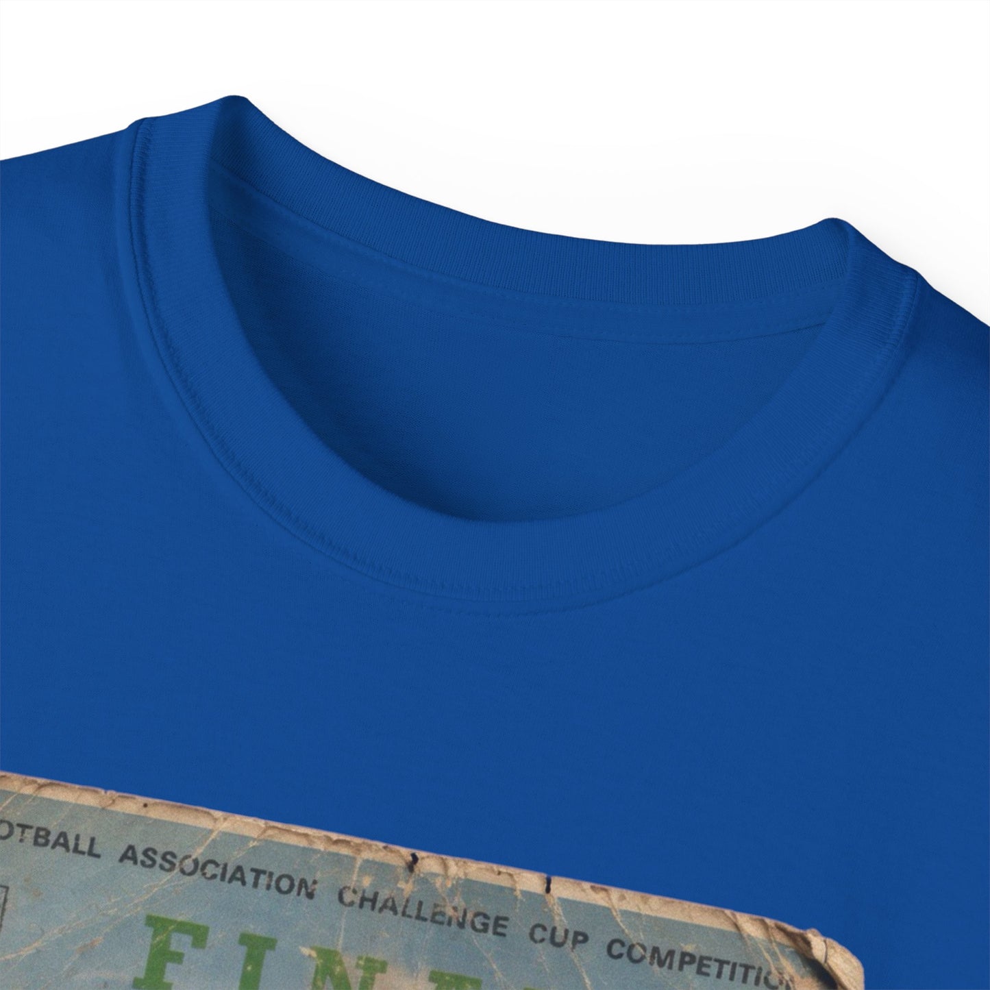 1973 FA Cup Final Programme Sunderland Leeds United Unisex Ultra Cotton Tee