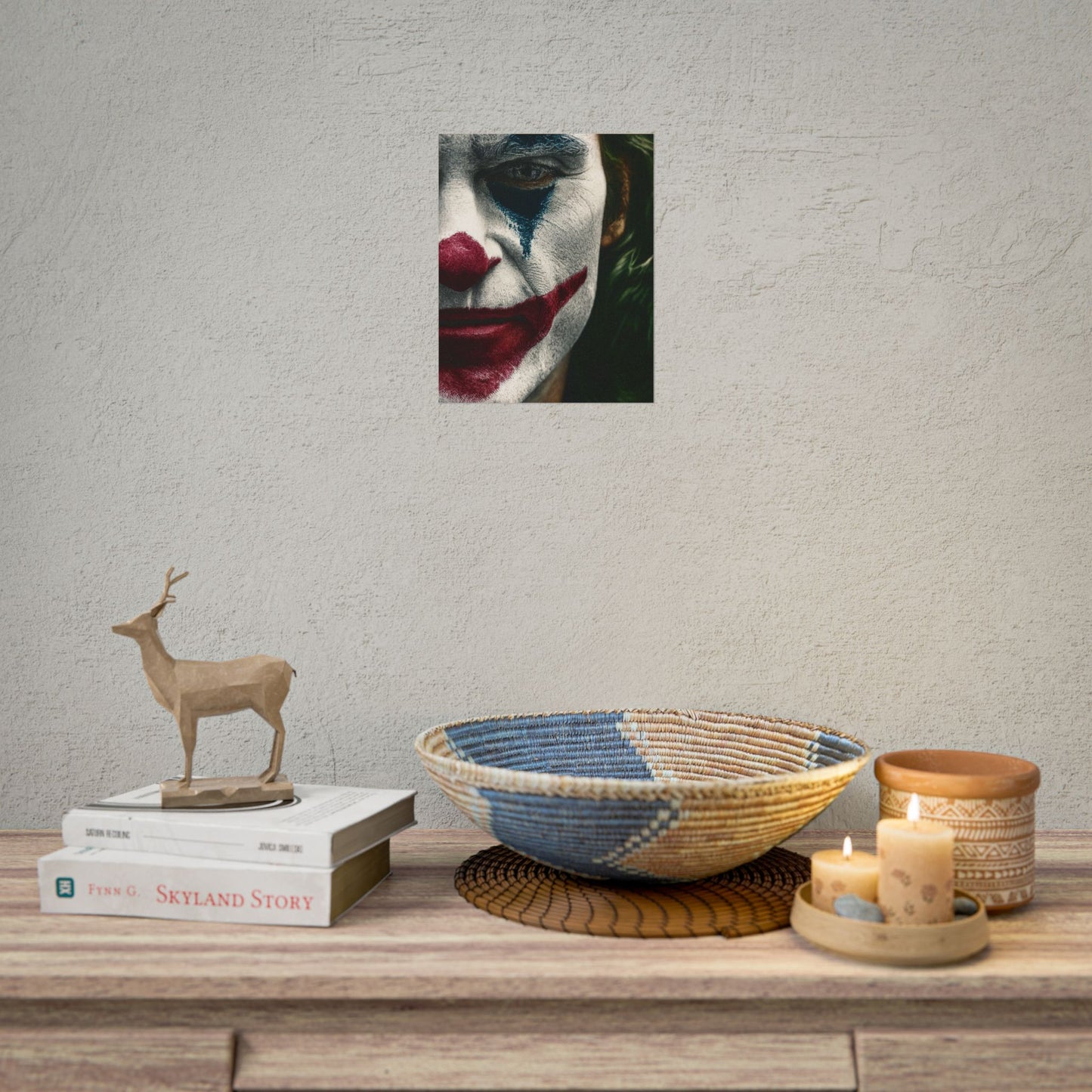 Joker Half Face Poster