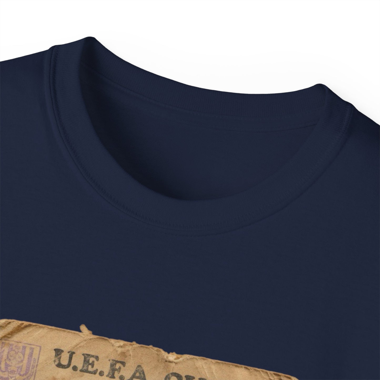 1984 UEFA Cup Final Tottenham Hotspur Anderlecht Programme Poster Unisex Ultra Cotton Tee