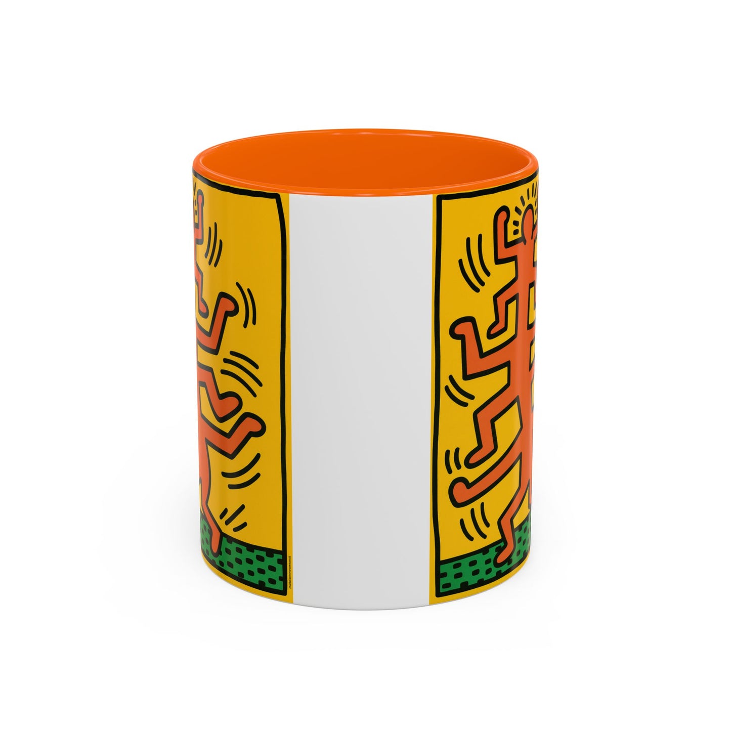 Keith Haring Plate No. 1 (from the Growing suite) Orange Mug