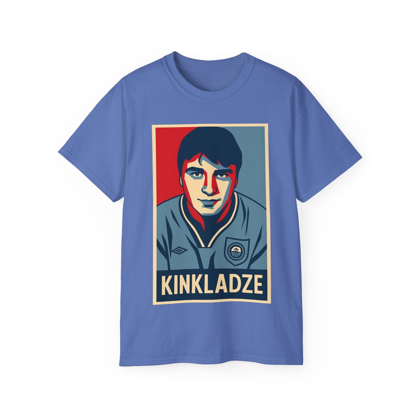 Georgi Kinkladze Hope Poster T-Shirt - Manchester City