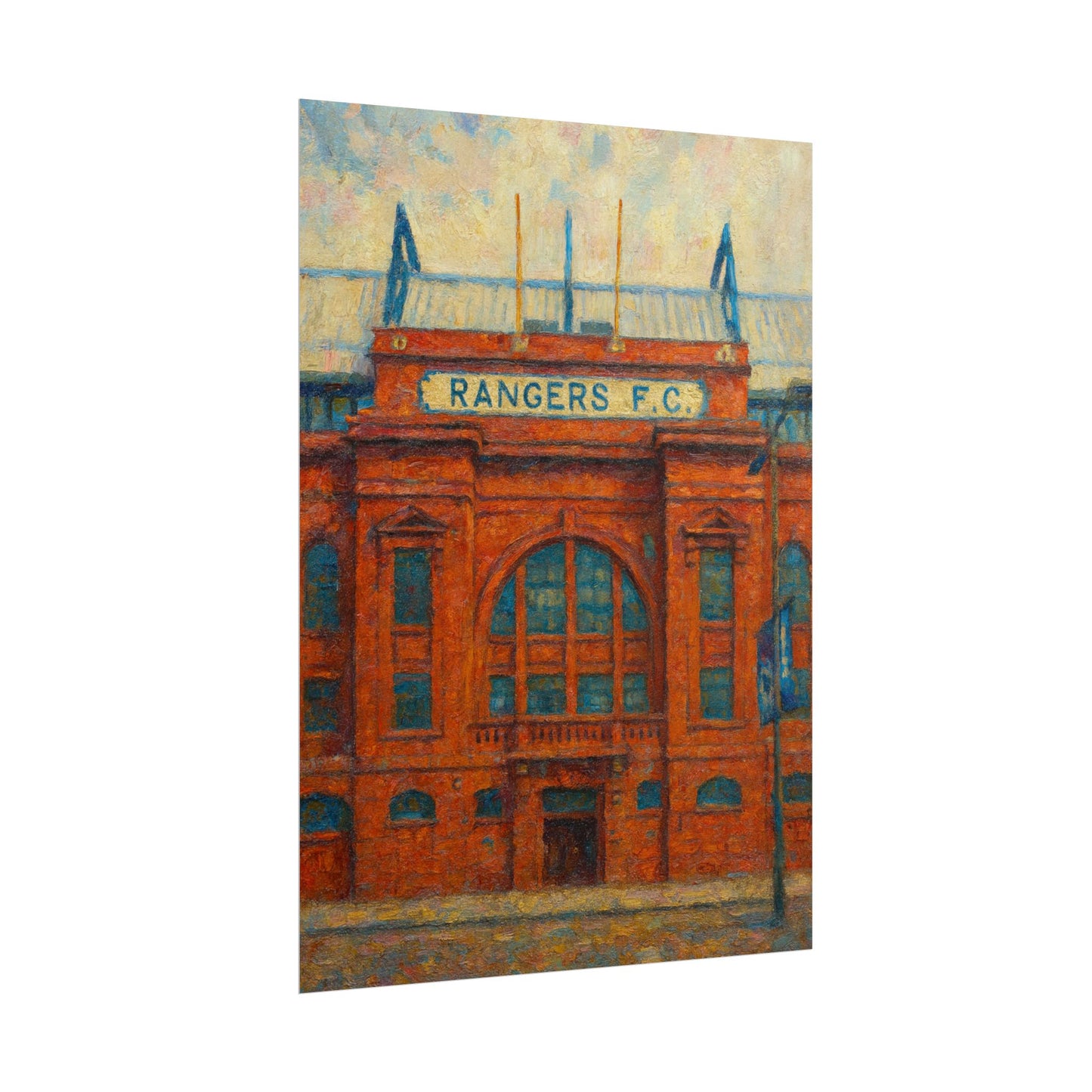 Ibrox Stadium Rangers FC Rolled Posters