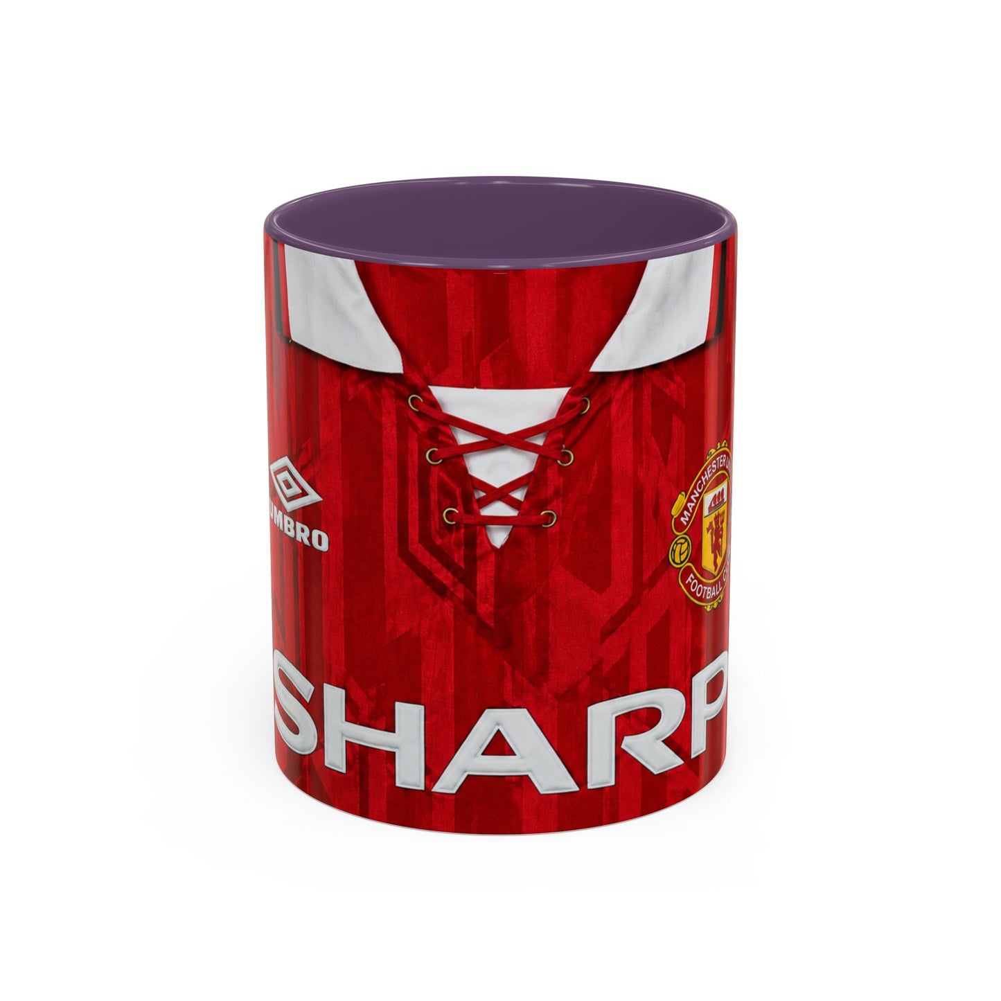 Manchester United 1992 - 94 Shirt Accent Coffee Mug (11, 15oz)