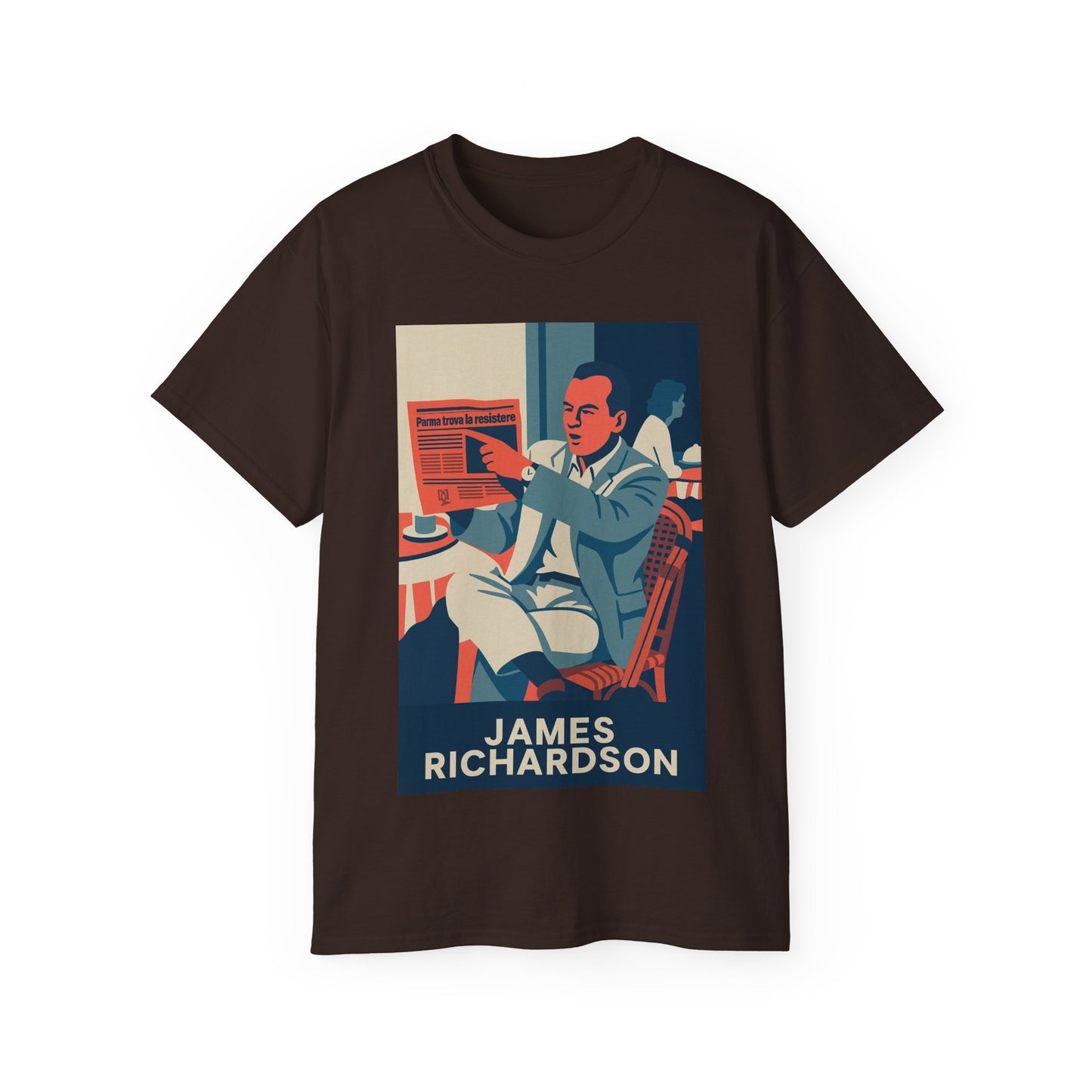 James Richardson Football Italia Channel 4 T-Shirt