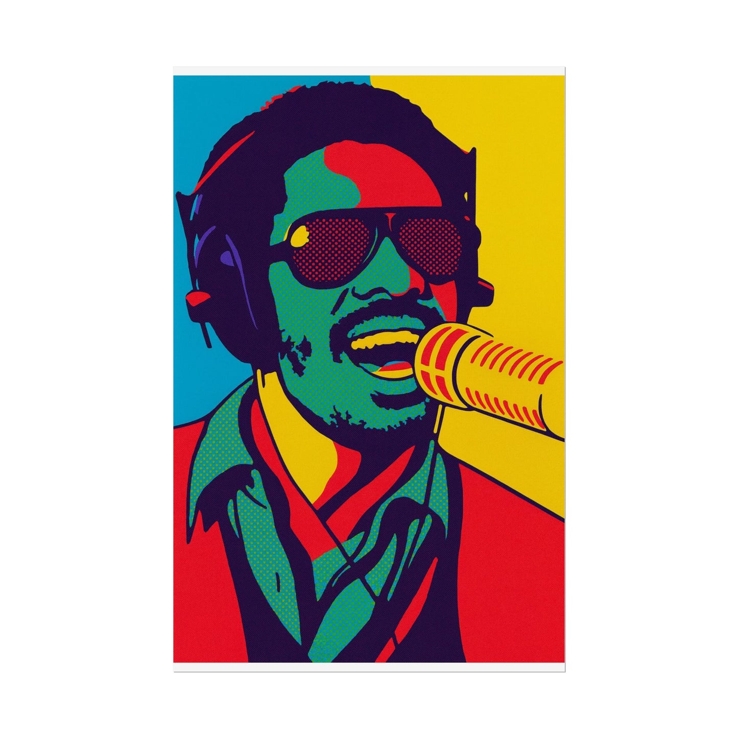 Stevie Wonder Pop Art Poster