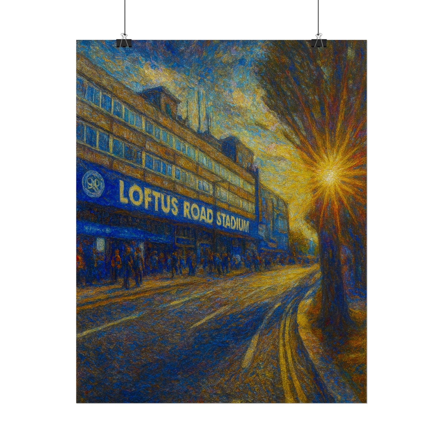 Queens Park Rangers Loftus Road Stadium Rolled Poster