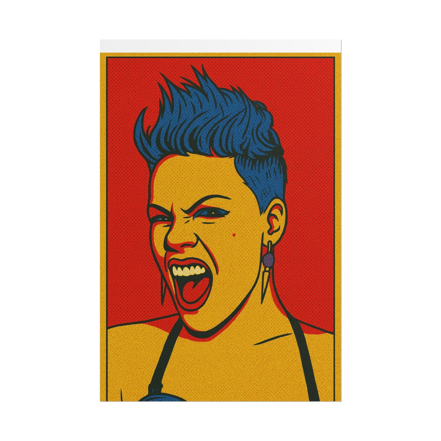 Pink Pop Art Poster