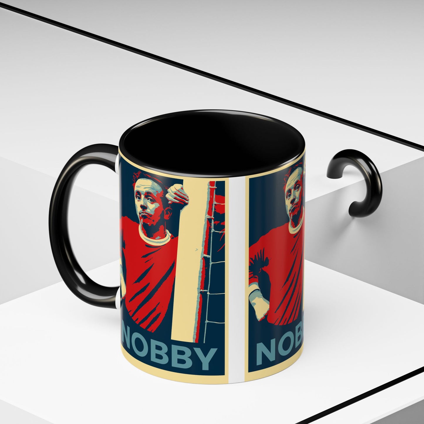 Nobby Stiles Hope Poster Mug - Manchester United