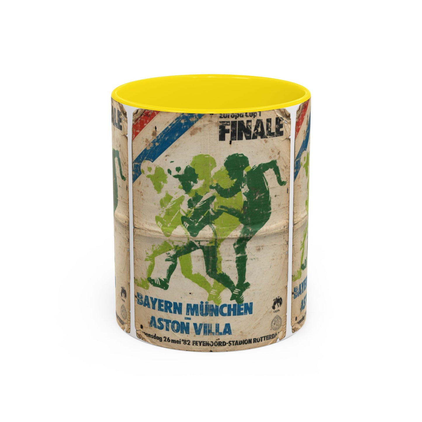 1982 European Cup Final Aston Villa Bayern Munich Poster Coffee Mug (11, 15oz)