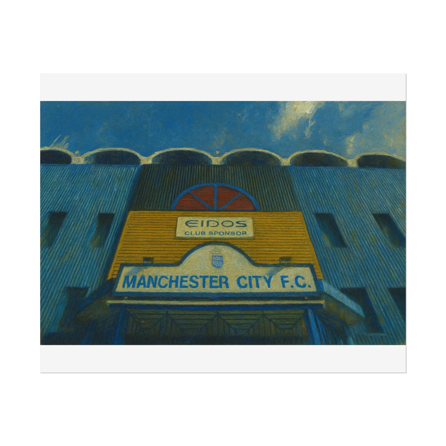 Manchester City F.C. Maine Road Rolled Poster
