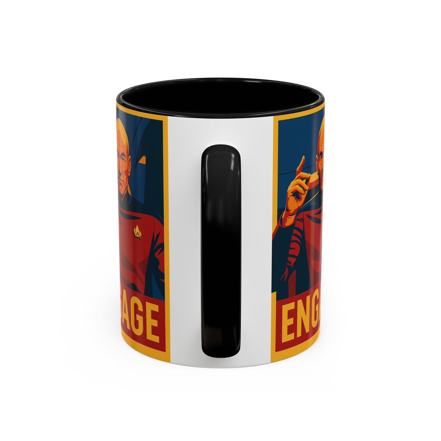 Captain Picard Engage Mug