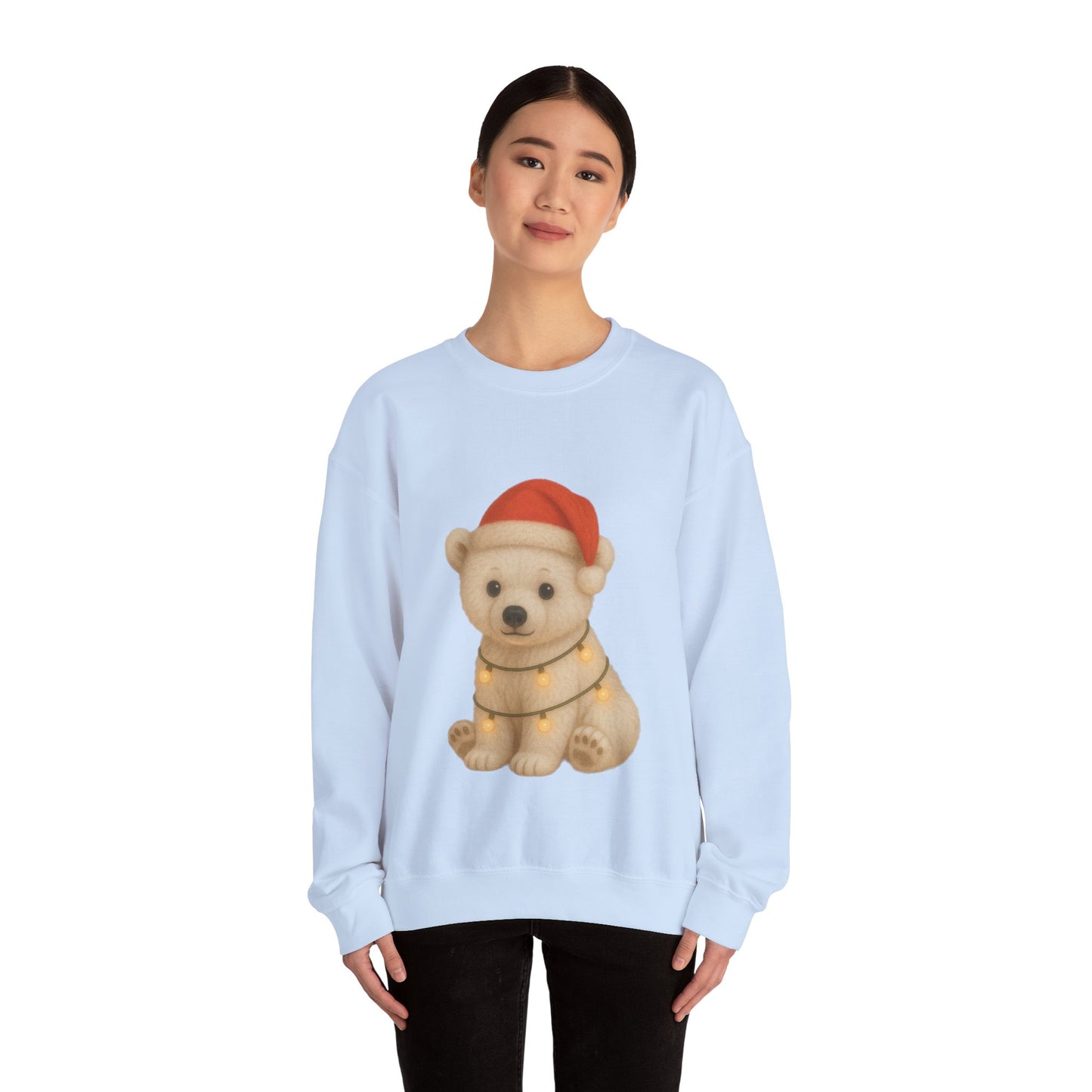 Cozy Christmas Polar Bear Sweatshirt