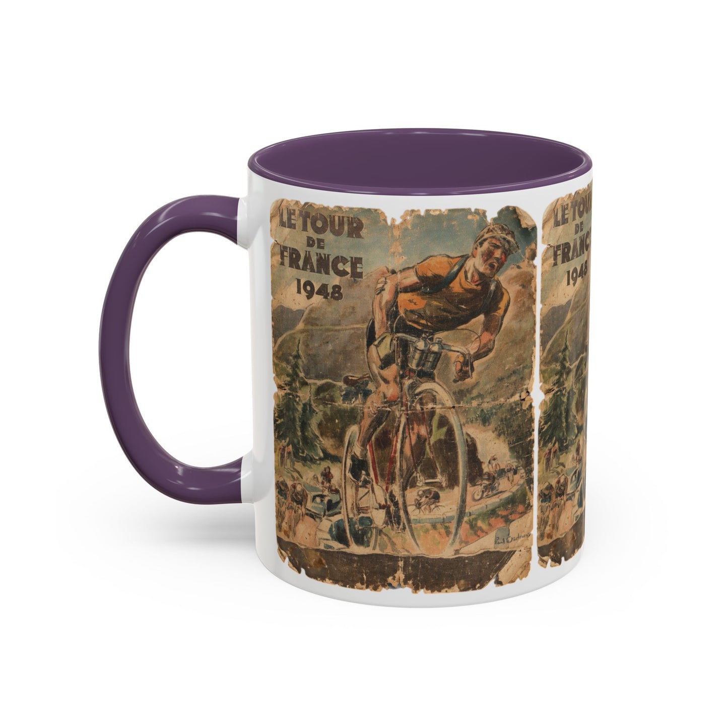 Tour De France 1948 Poster Coffee Mug (11, 15oz)