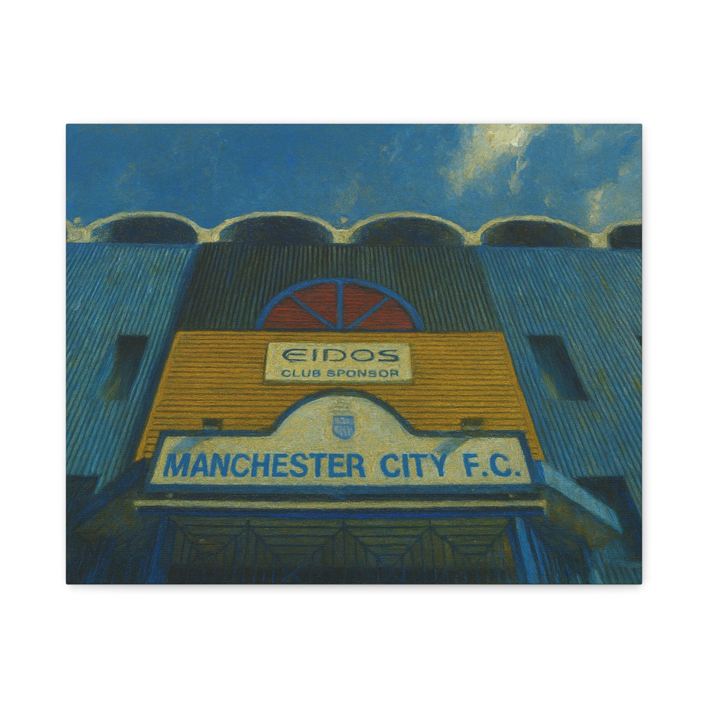 Manchester City F.C. Maine Road Matte Canvas Wall Art