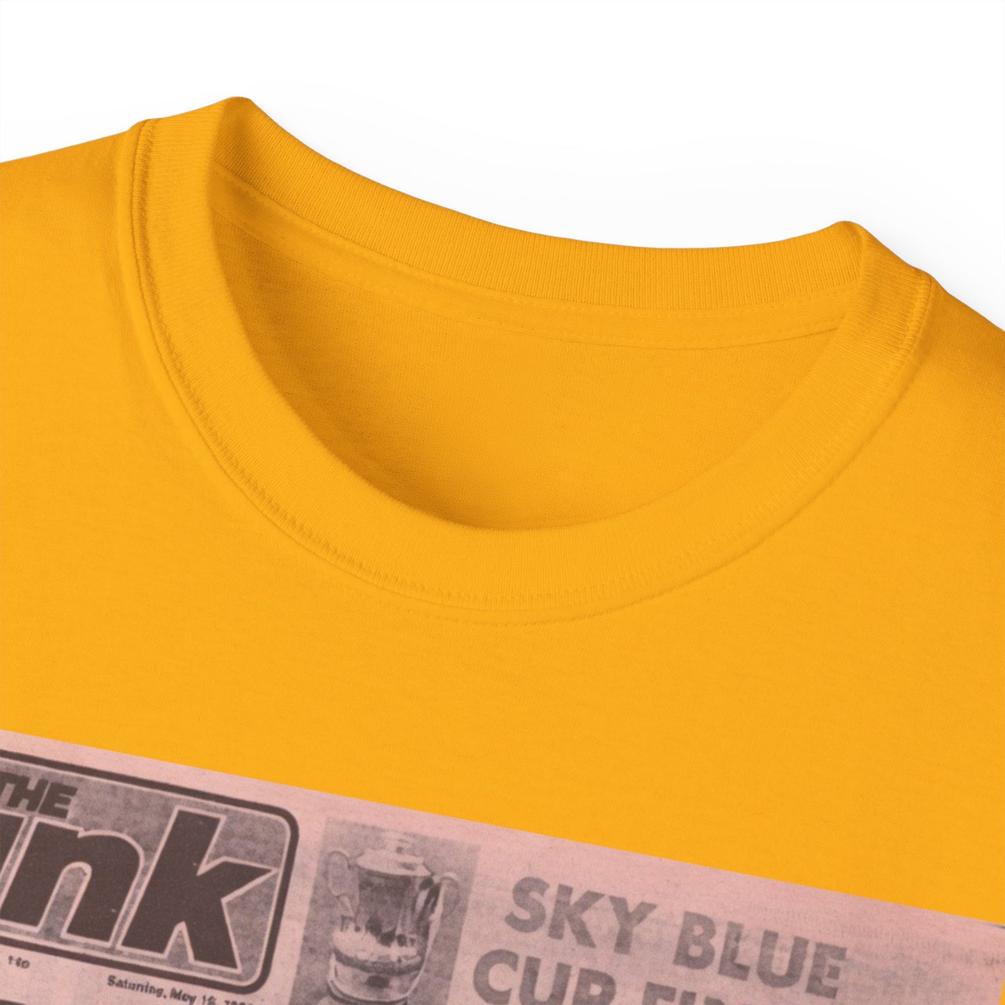 Coventry City Newspaper The Pink FA Cup Final 1987 Unisex Ultra Cotton Tee