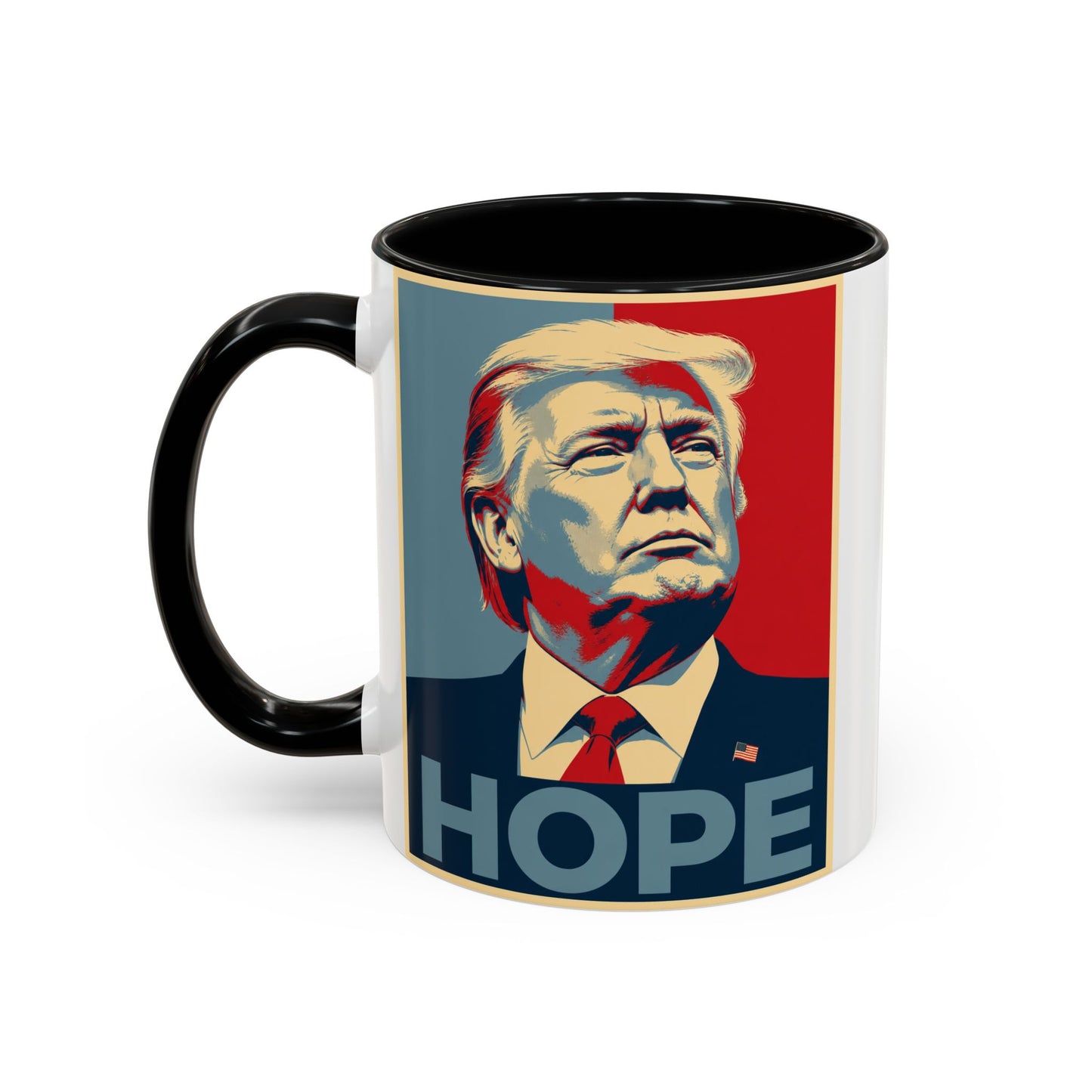 Donald Trump Hope Mug Accent Coffee Mug US Shipment (11, 15oz)