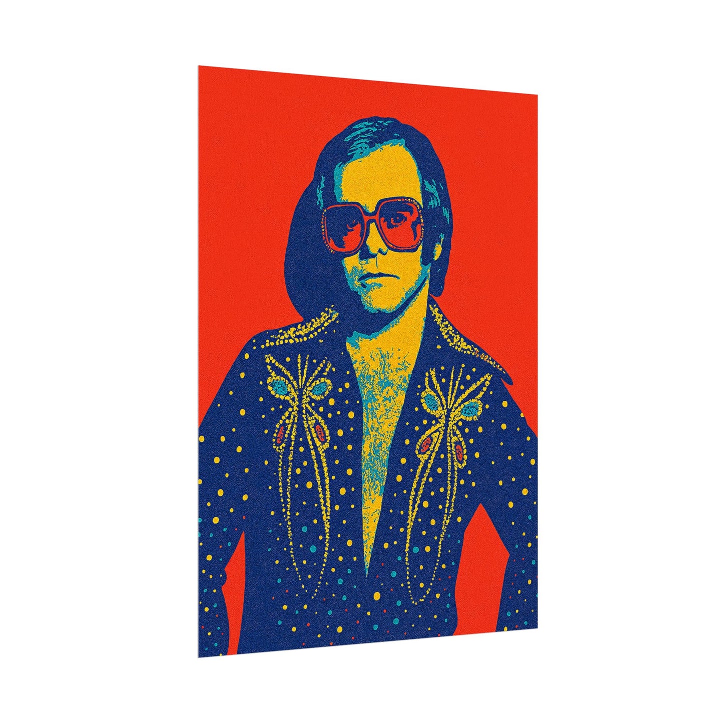 E. John Pop Art Poster