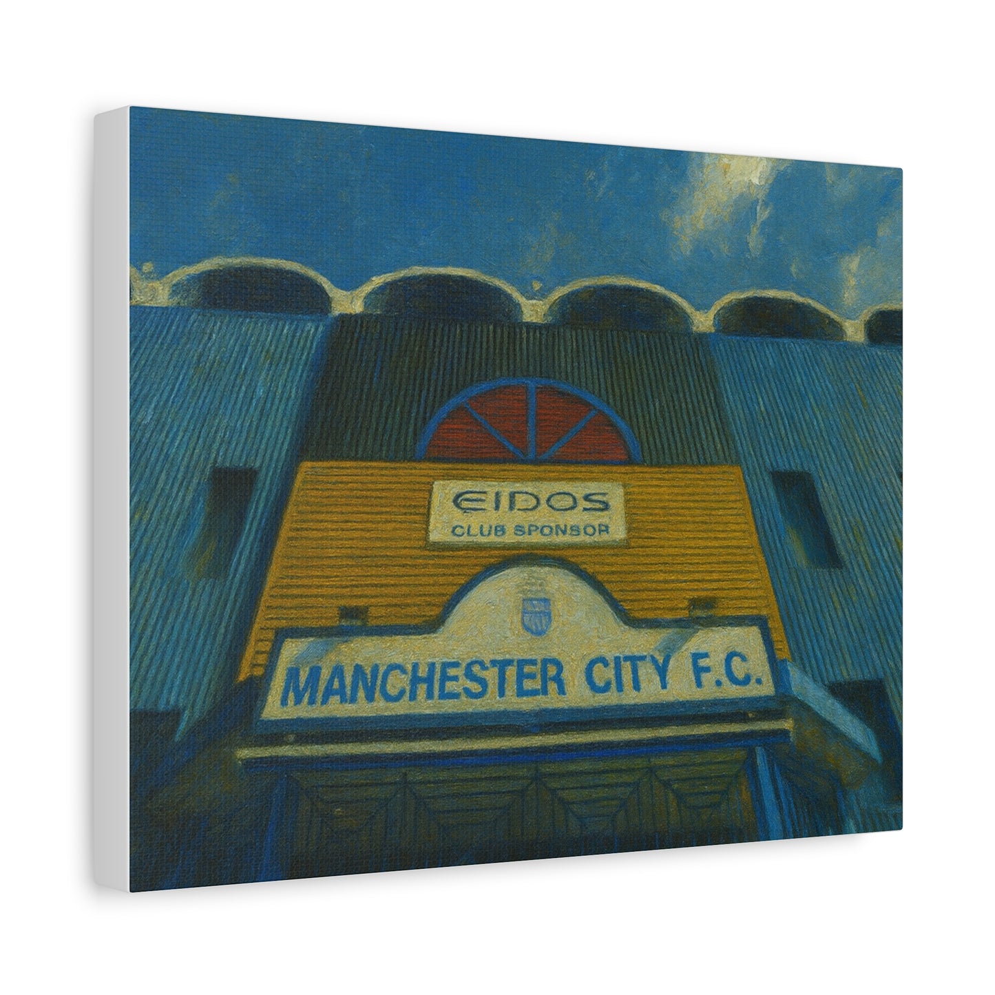 Manchester City F.C. Maine Road Matte Canvas Wall Art