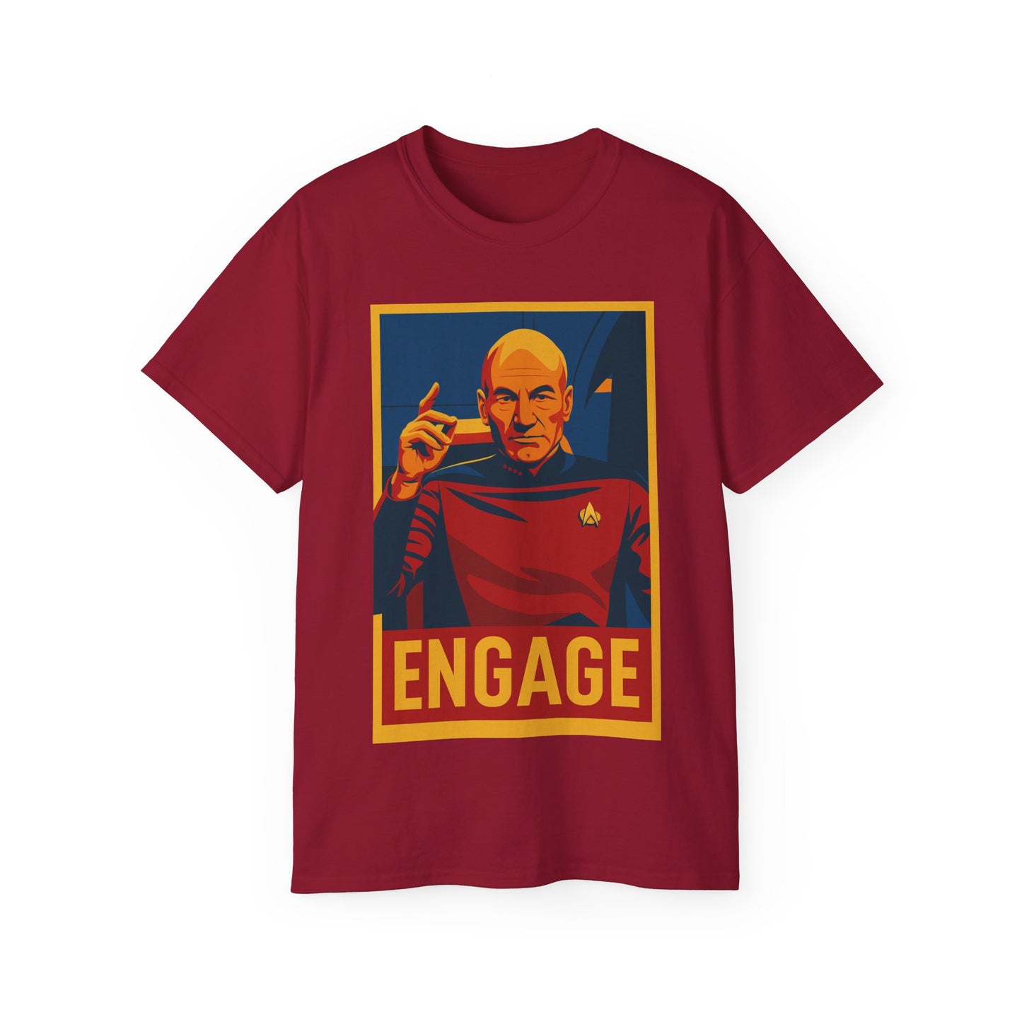 Captain Picard Engage T-Shirt
