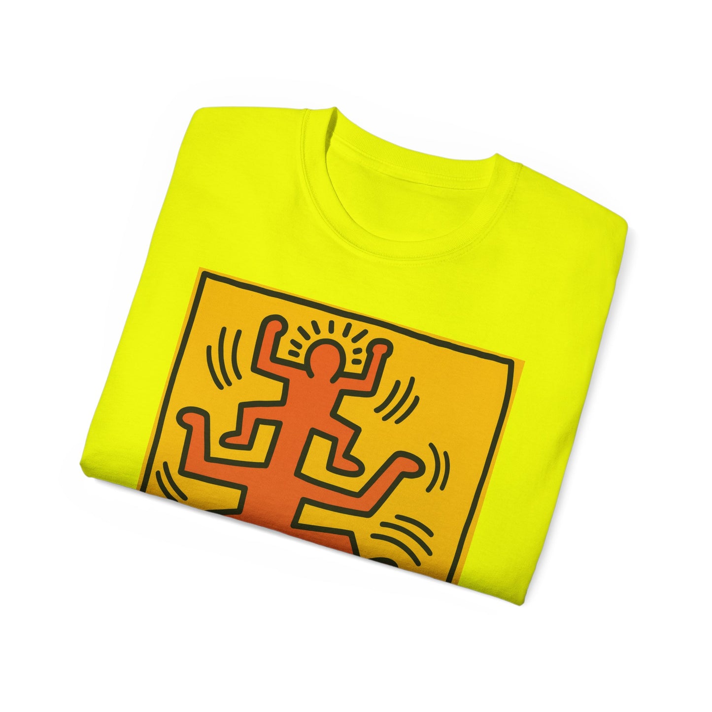 Keith Haring Plate No. 1 (from the Growing suite) Orange T-Shirt