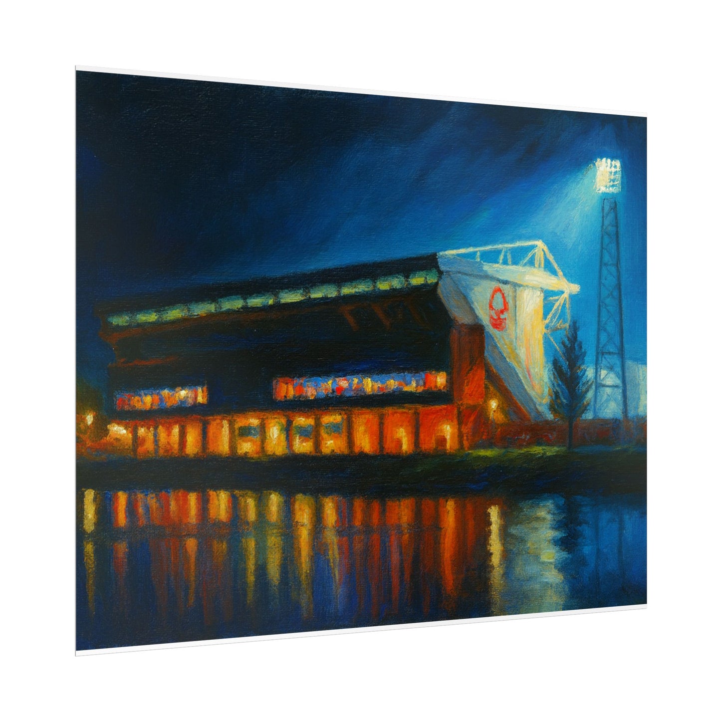 Nottingham Forest City Ground Art Poster