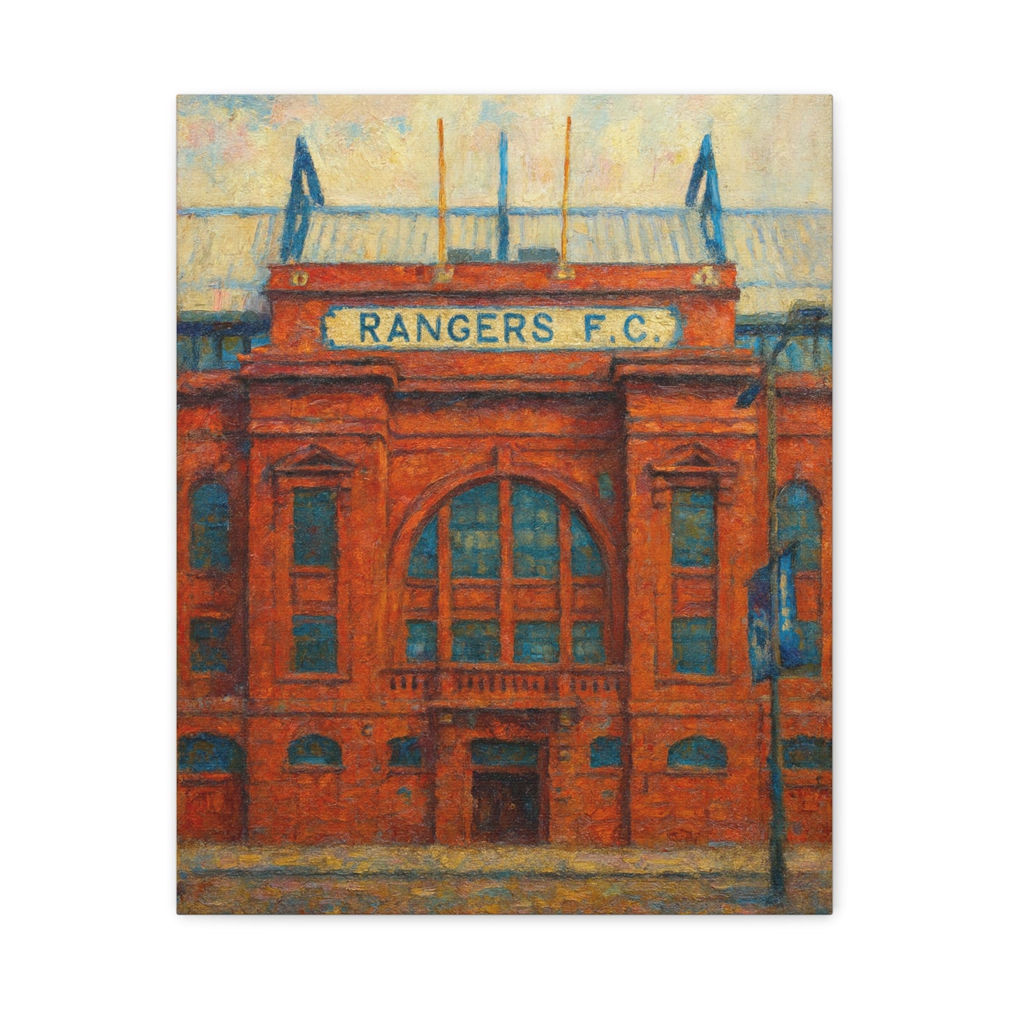 Ibrox Stadium Rangers FC Canvas Wall Art