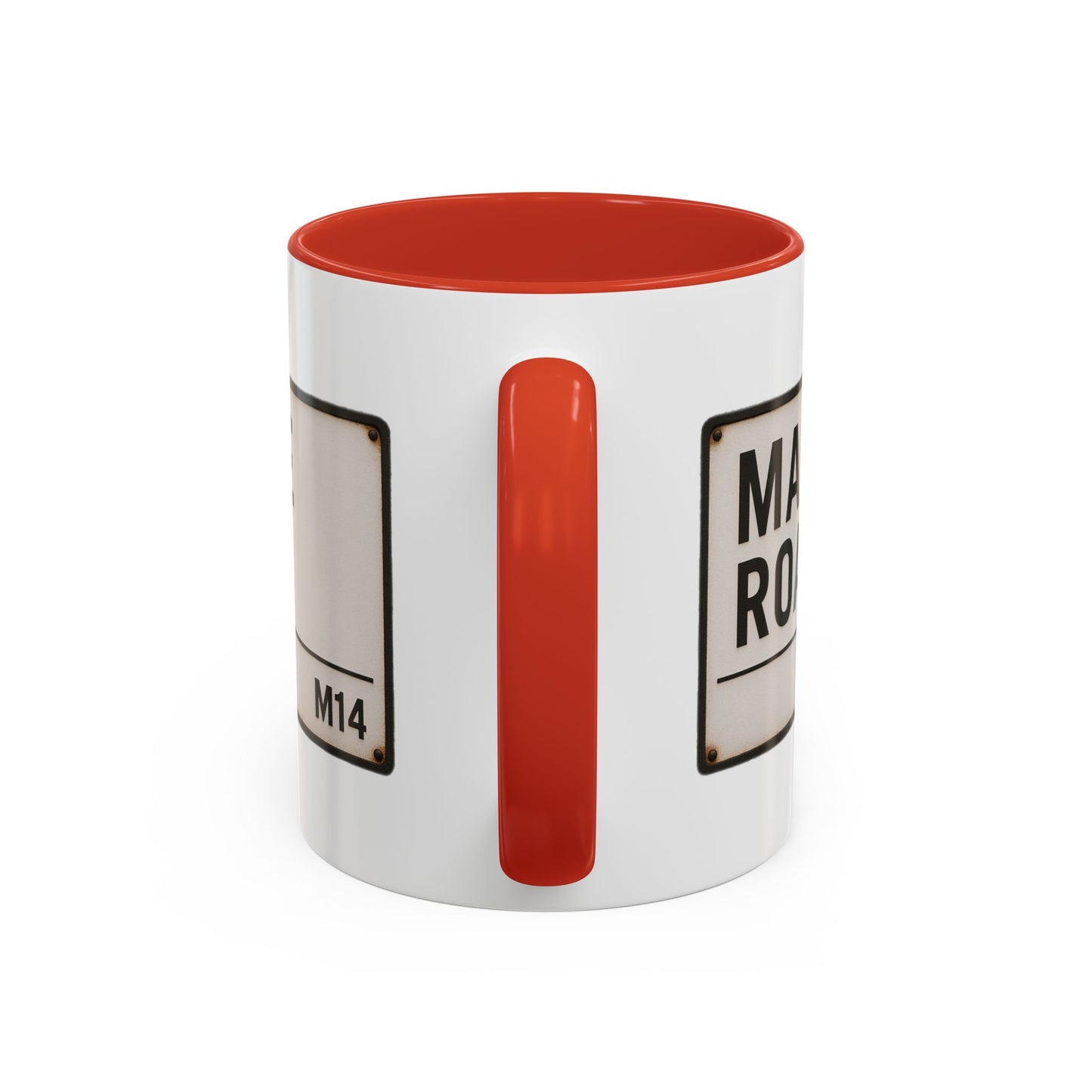 Maine Road Manchester City Road Sign Mug