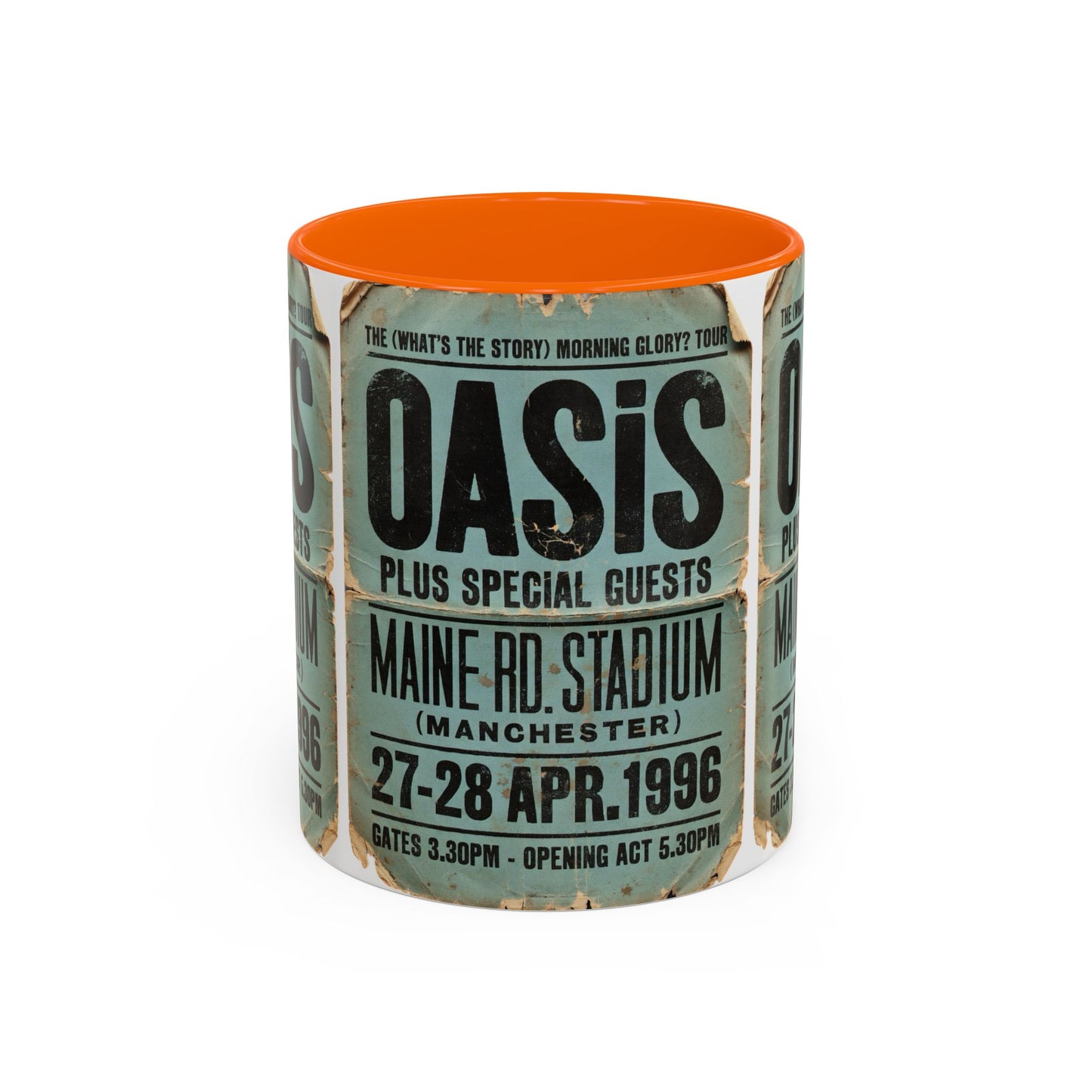 Oasis Maine Road 1996 Poster Coffee Mug (11, 15oz)
