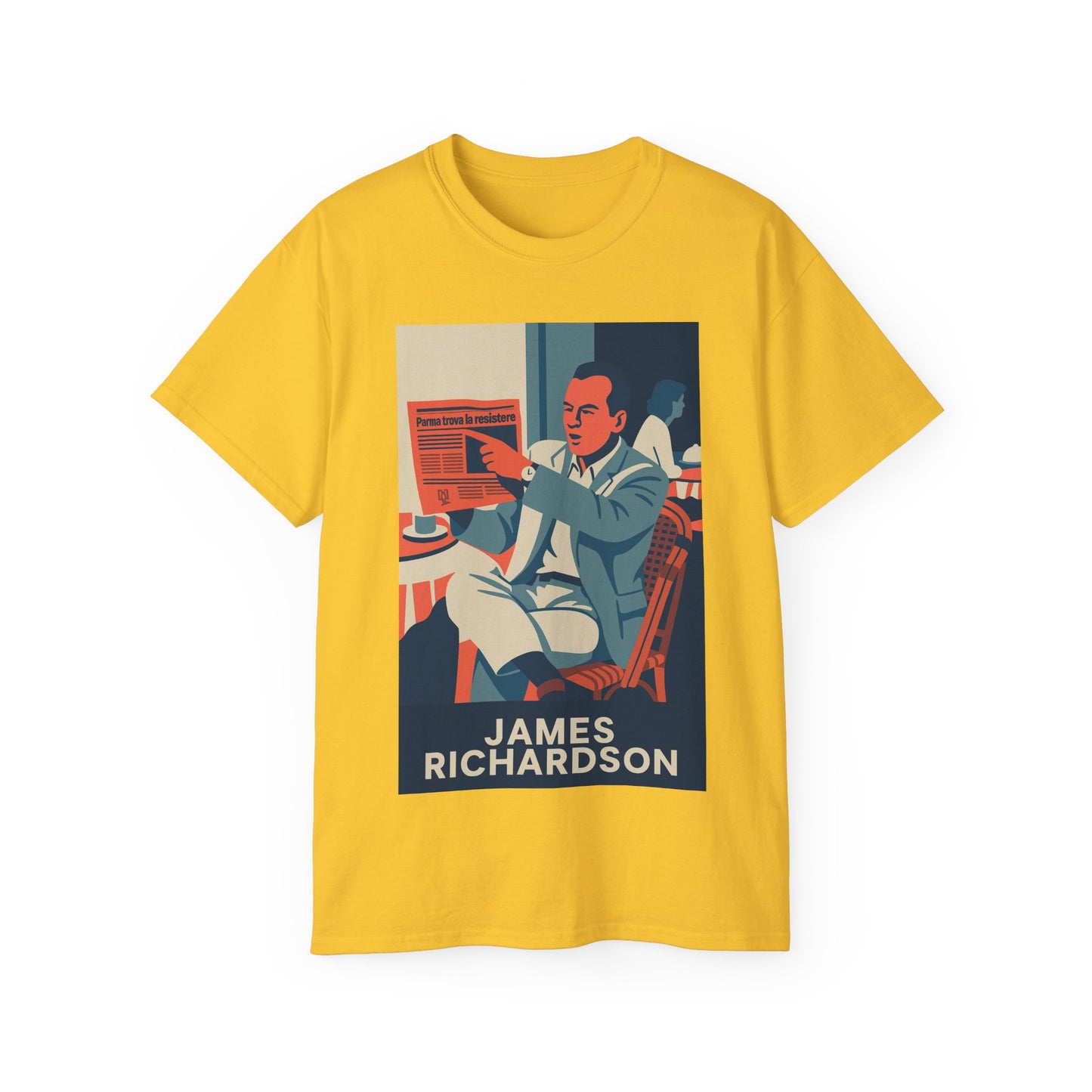 James Richardson Football Italia Channel 4 T-Shirt