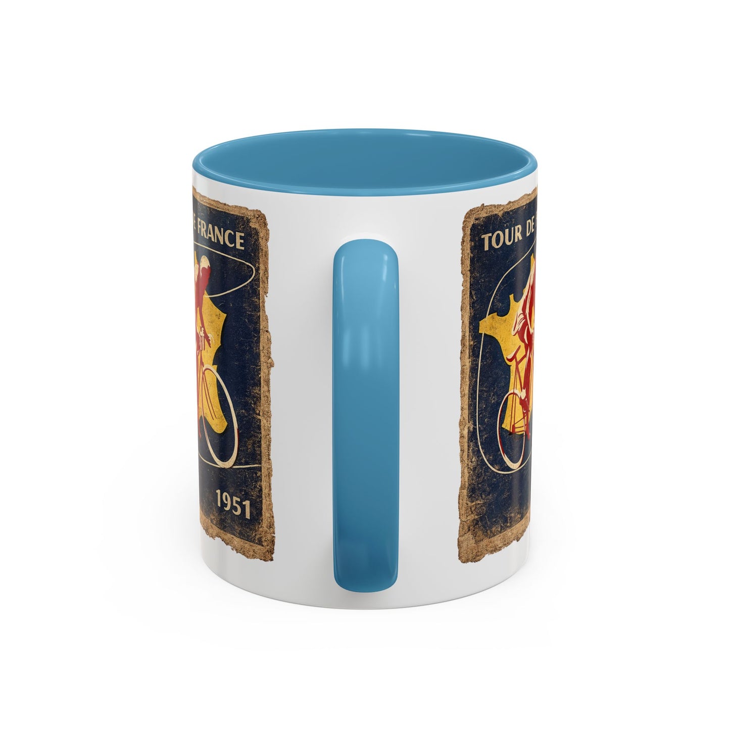 Tour de France 1951 Poster  Coffee Mug (11, 15oz)
