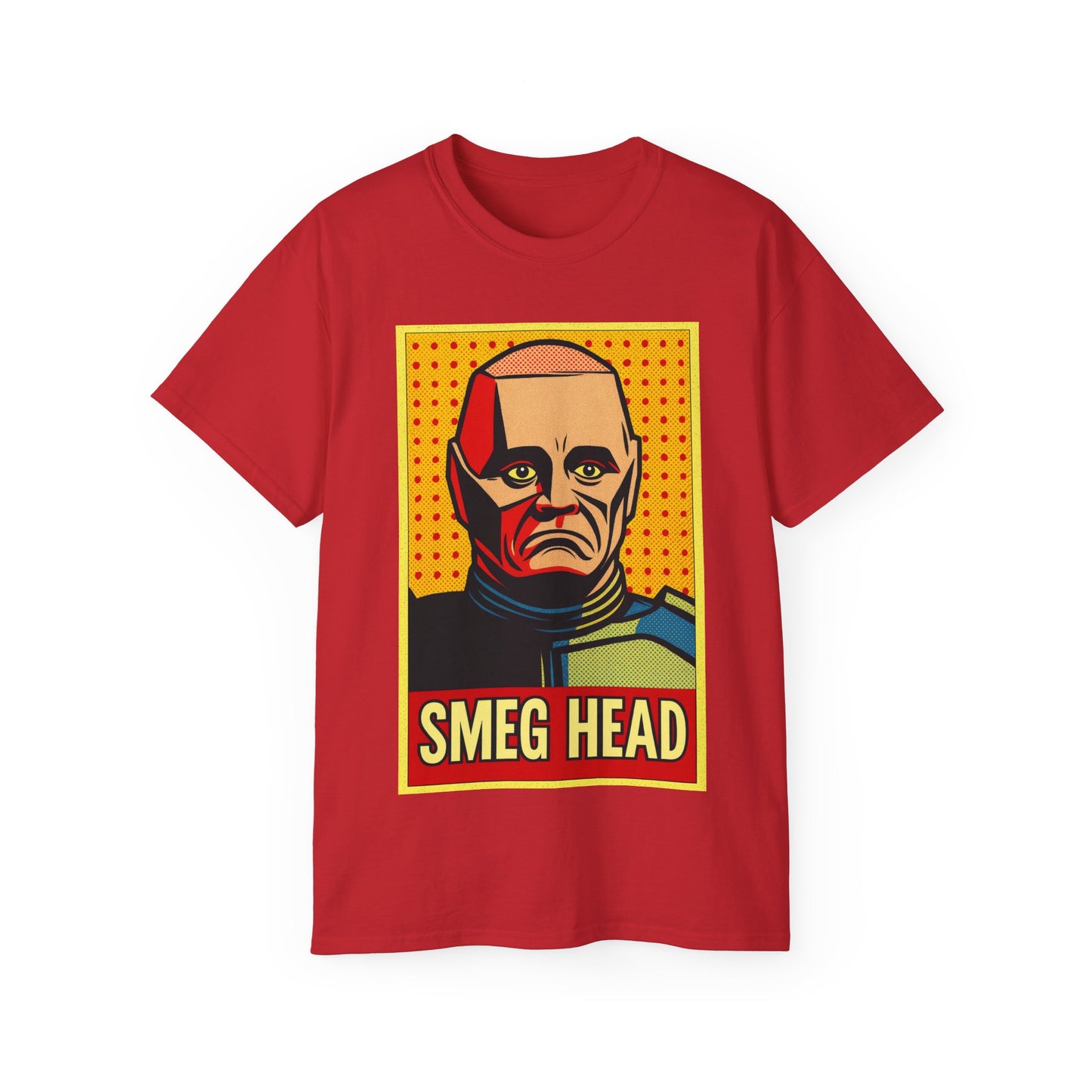 Kryten Smeg Head Red Dwarf T-Shirt